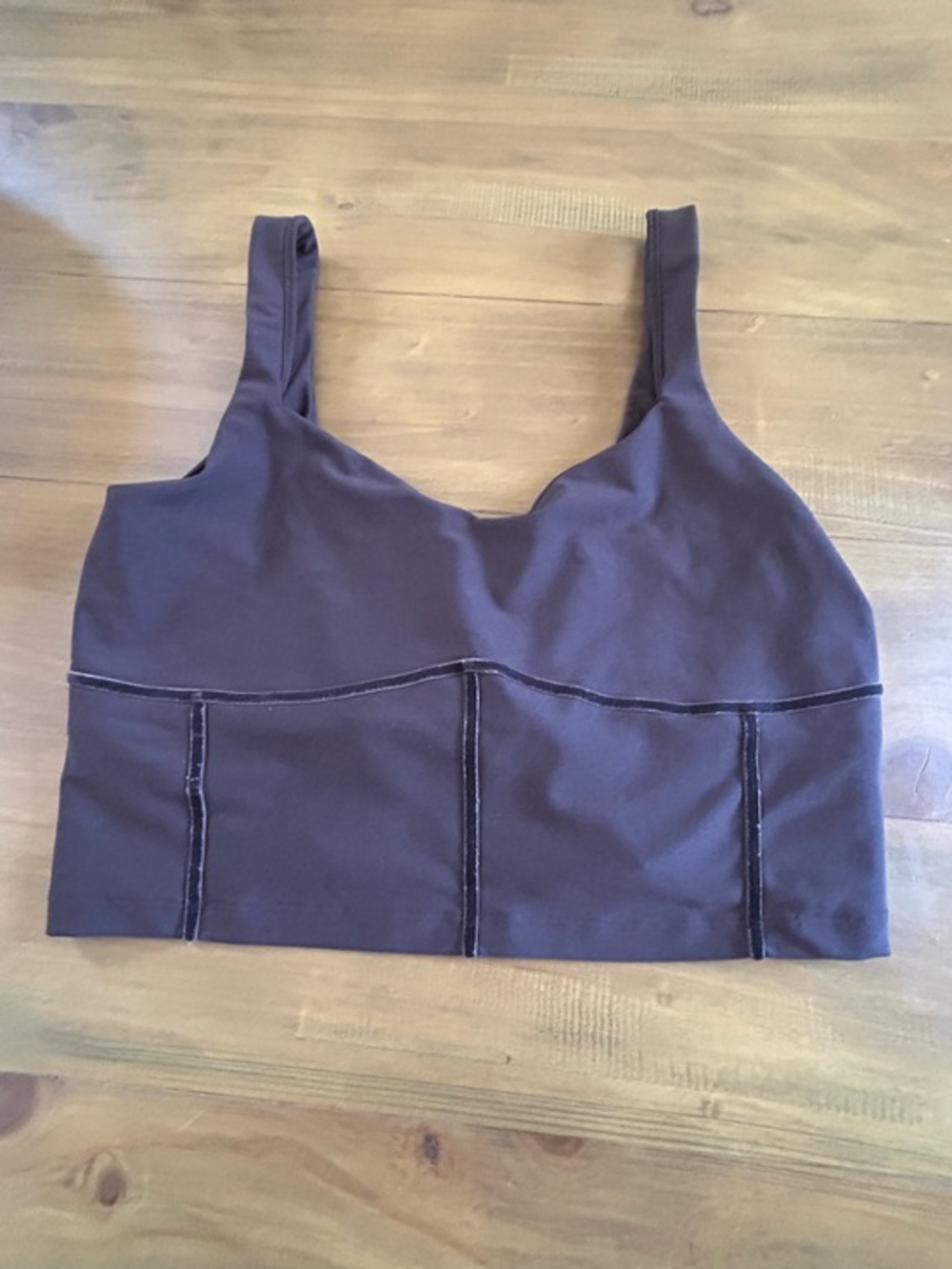 NWT A&F YPB Brown Crop Activewear Tank Top